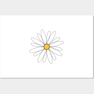 Daisy Flower Posters and Art